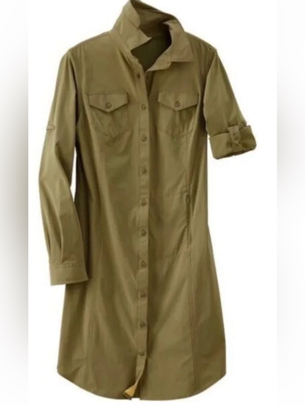 NWOT Duluth Trading co. Duluthflex Sidewinder shirt dress sz XL